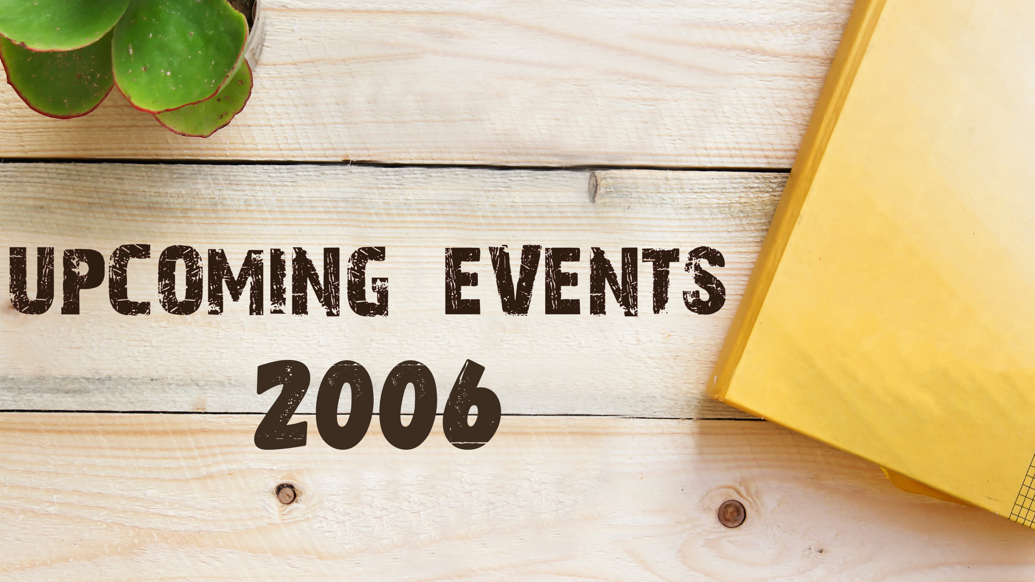 V5I2 - Forthcoming Events